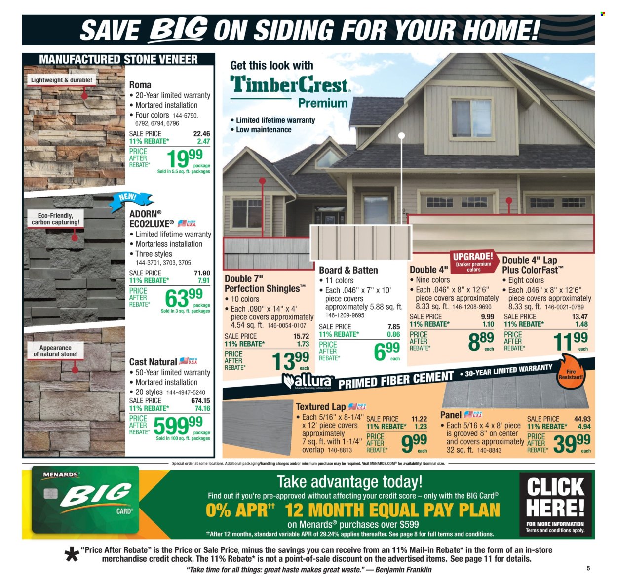 Menards ad - 07/03/2025 - 07/13/2025. Page 8