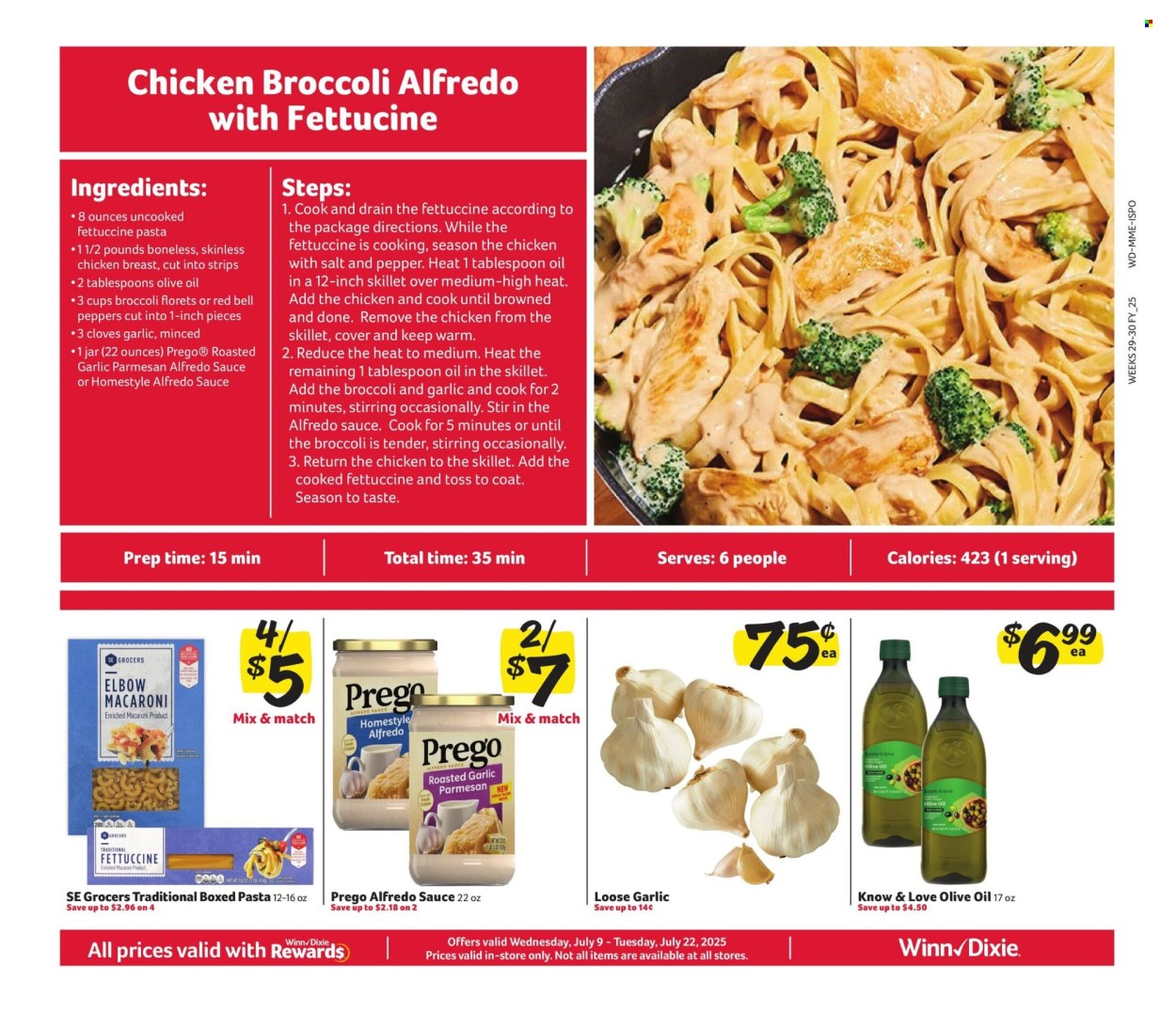 Winn Dixie ad - 07/09/2025 - 07/22/2025. Page 4