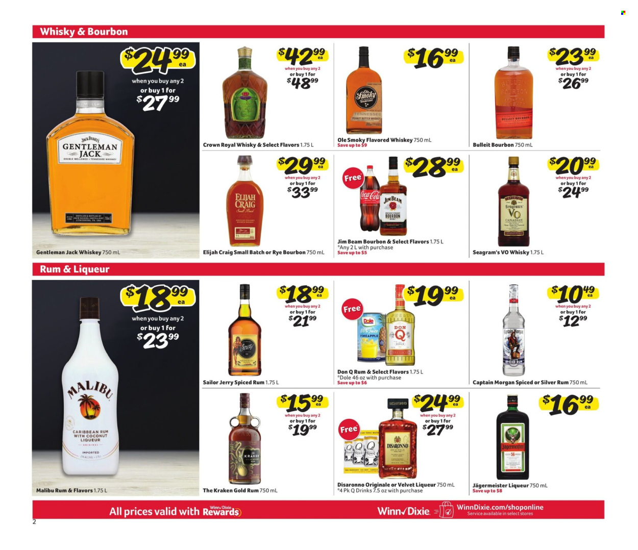 Winn Dixie ad - 06/30/2025 - 07/27/2025. Page 2