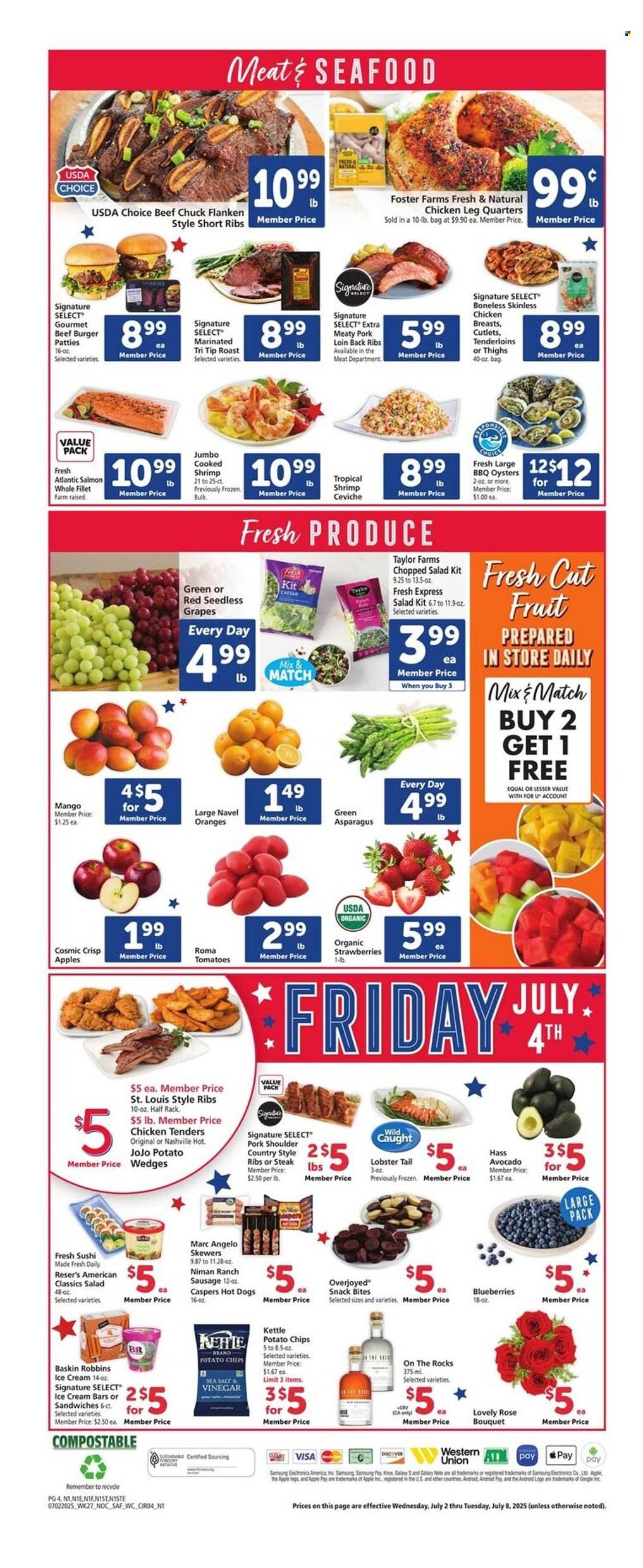Safeway ad - 07/02/2025 - 07/08/2025. Page 6