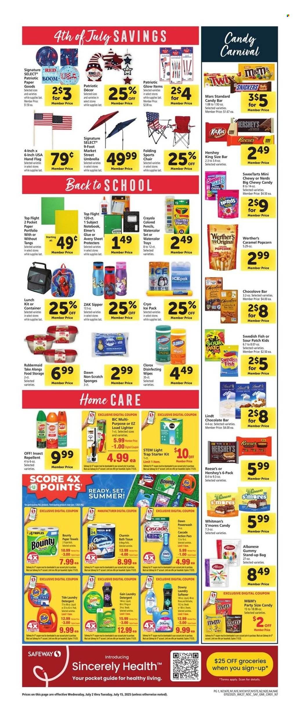 Safeway ad - 07/02/2025 - 07/08/2025. Page 12