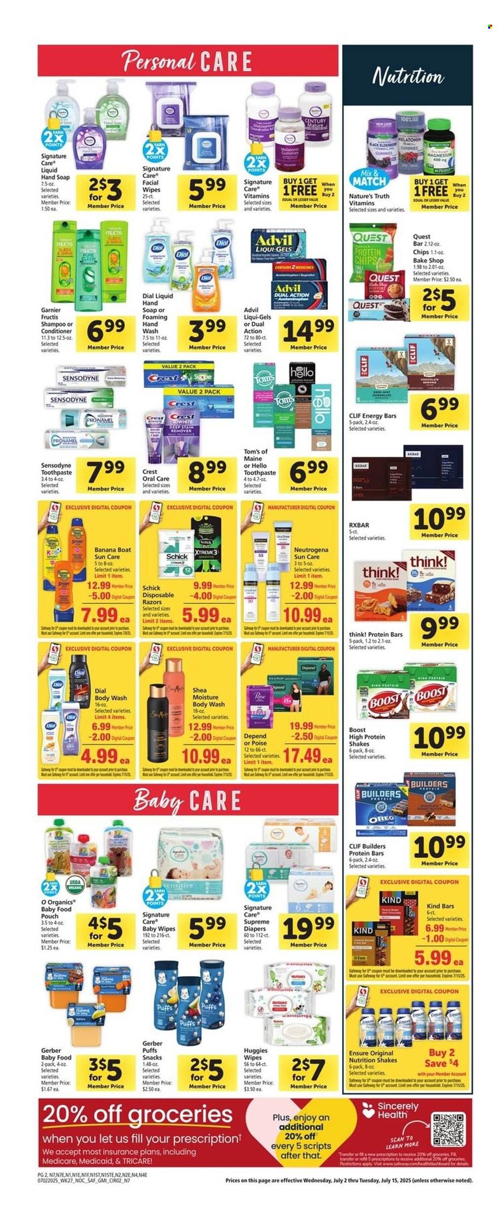 Safeway ad - 07/02/2025 - 07/08/2025. Page 13