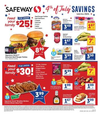 Safeway Flyer - 07/02/2025 - 07/08/2025.
