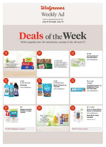 Walgreens Flyer - 07/06/2025 - 07/12/2025.