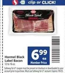 Hormel Black Label Bacon