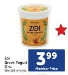 Zoi Greek Yogurt