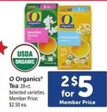 O Organics Tea