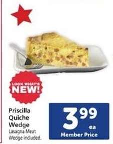 Priscilla Quiche Wedge