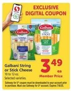 Galbani String or Stick Cheese
