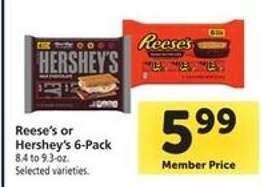 Reese's or Hershey's 6-Pack