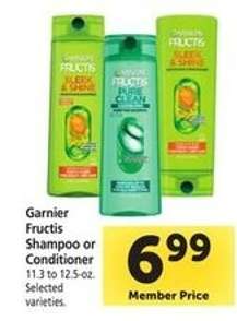 Garnier Fructis Shampoo or Conditioner