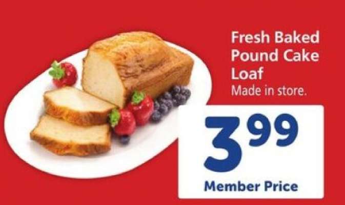 Fresh Baked Pound Cake Loaf