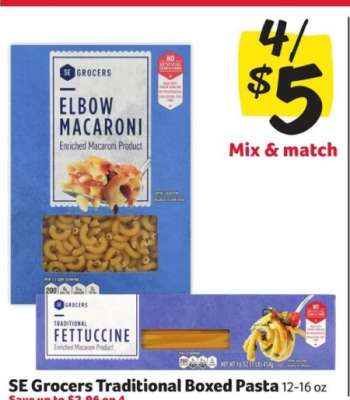 SE Grocers Traditional Boxed Pasta
