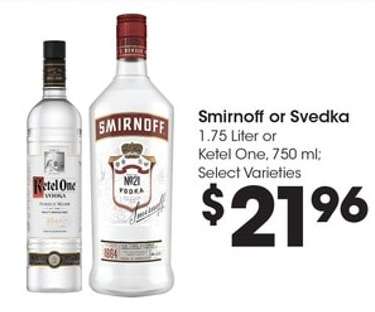 Smirnoff or Svedka