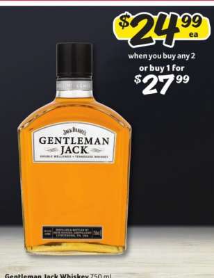 Gentleman Jack Whiskey