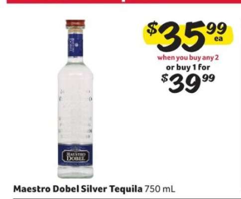 Maestro Dobel Silver Tequila