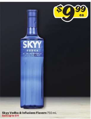 Skyy Vodka & Infusions Flavors