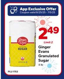 Ginger Evans Granulated Sugar