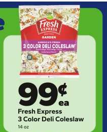 Fresh Express 3 Color Deli Coleslaw