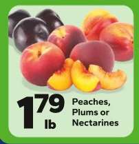 Peaches, Plums or Nectarines