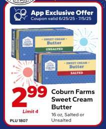 Coburn Farms Sweet Cream Butter