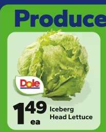 Dole Iceberg Head Lettuce