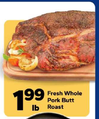 Fresh Whole Pork Butt Roast