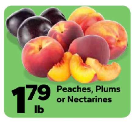 Peaches, Plums or Nectarines