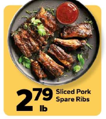 Sliced Pork Spare Ribs