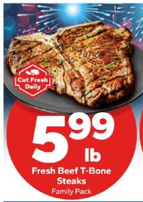Fresh Beef T-Bone Steaks