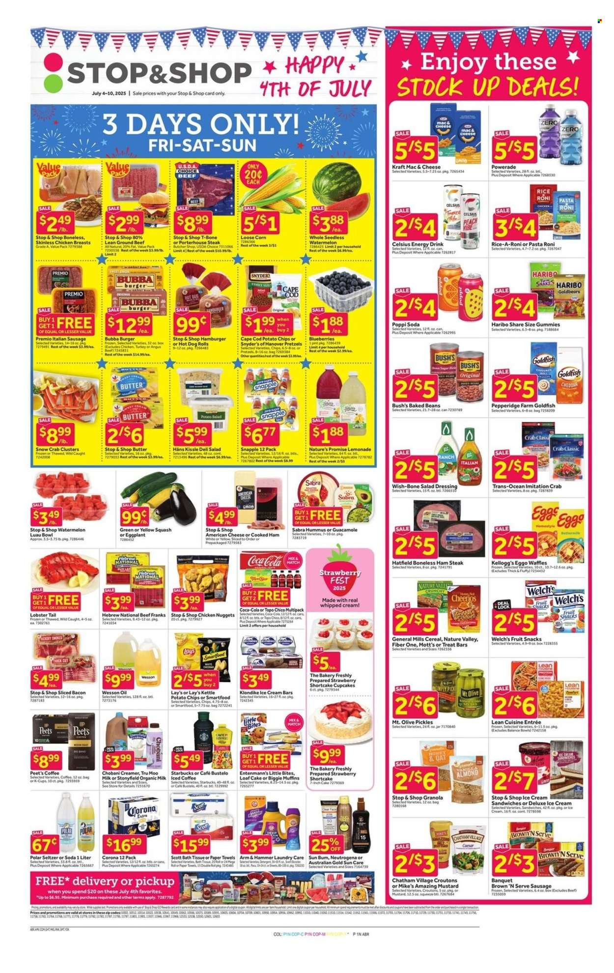 Stop & Shop ad - 07/04/2025 - 07/10/2025. Page 1
