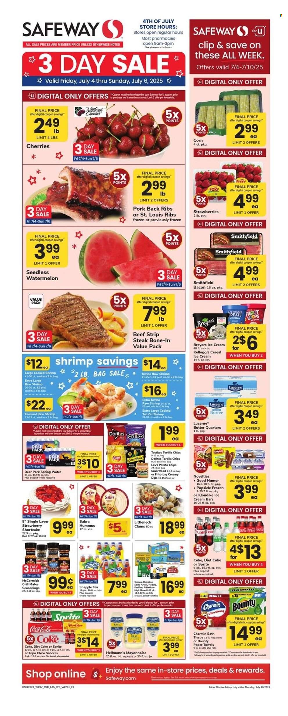 Safeway ad - 07/04/2025 - 07/10/2025. Page 1