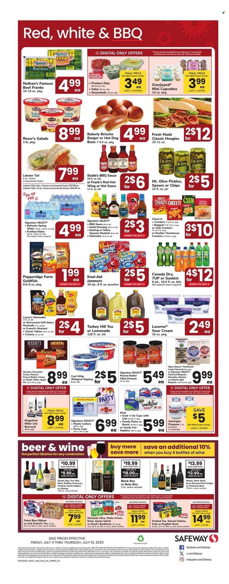 Safeway ad - 07/04/2025 - 07/10/2025. Page 2