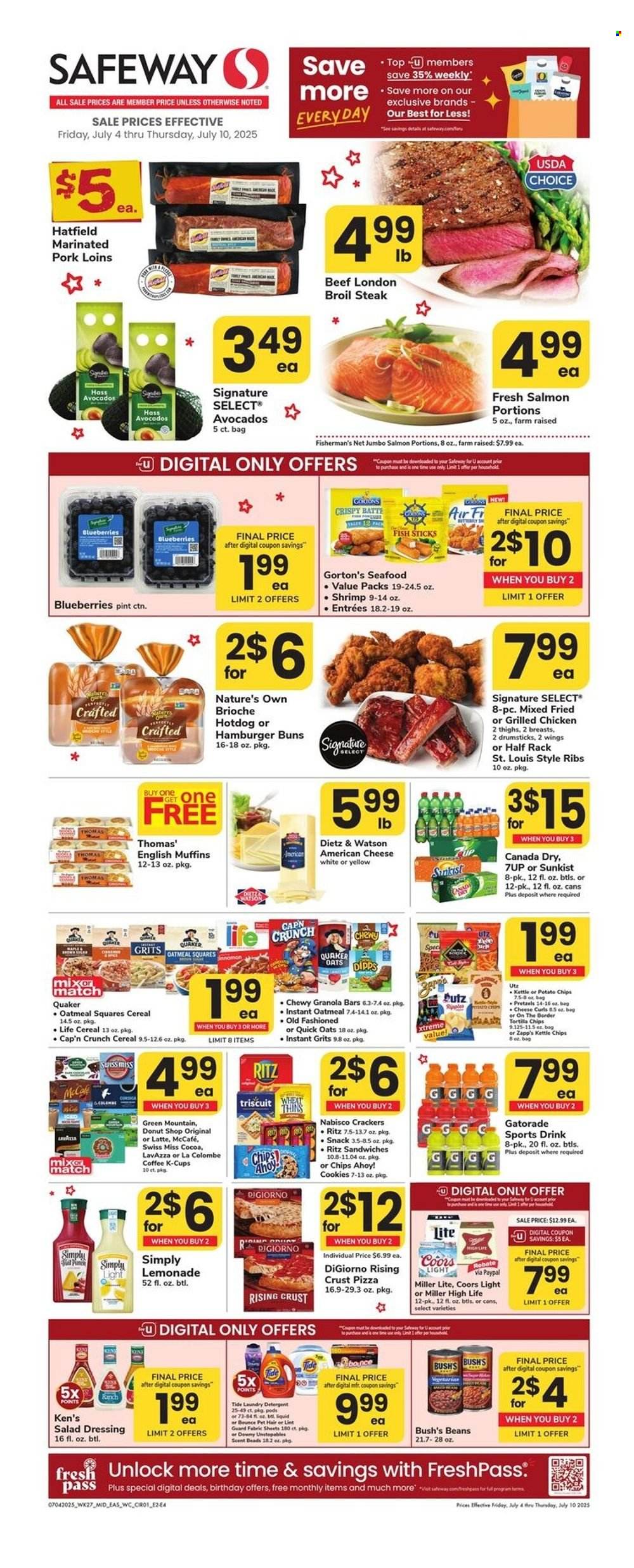 Safeway ad - 07/04/2025 - 07/10/2025. Page 3