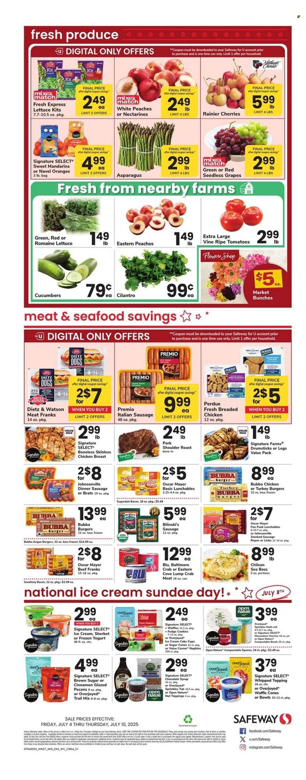 Safeway ad - 07/04/2025 - 07/10/2025. Page 6