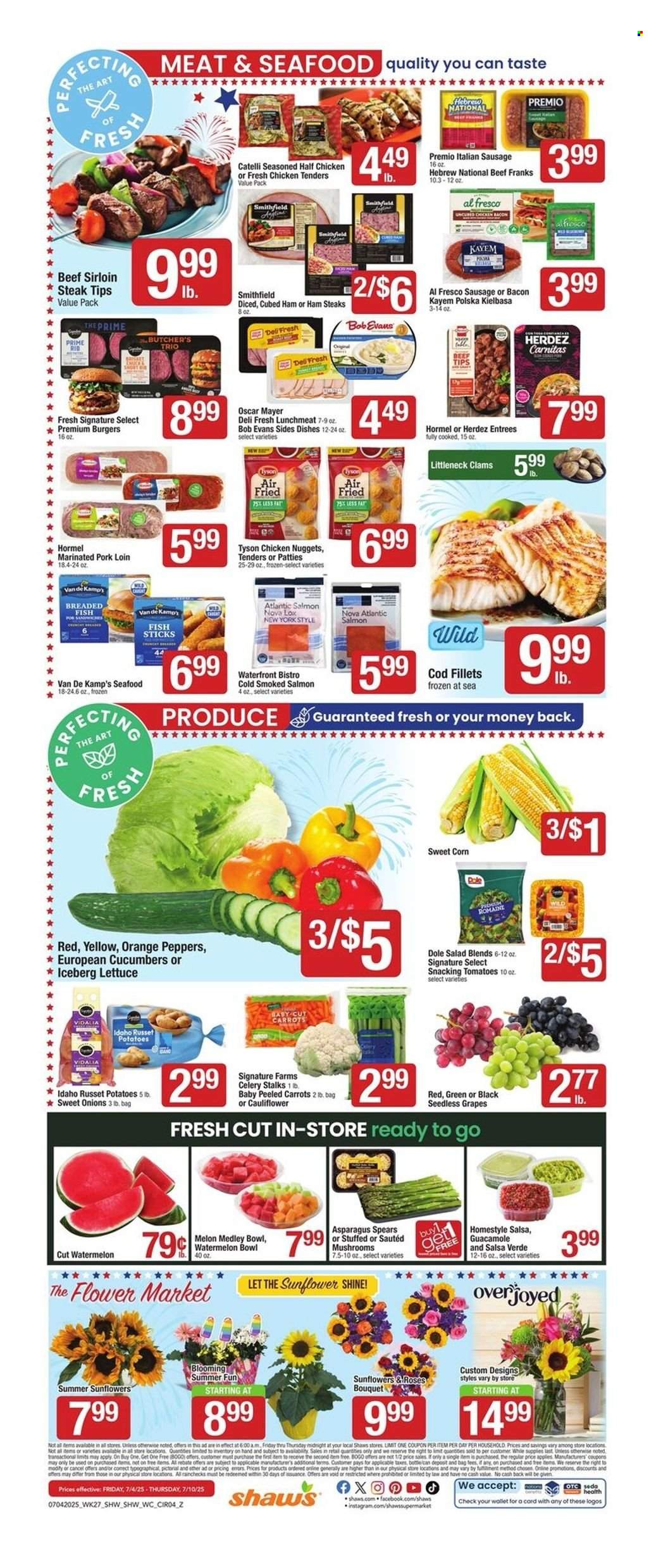 Shaw’s ad - 07/04/2025 - 07/10/2025. Page 4