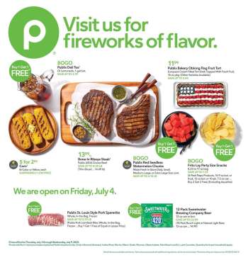 Publix Flyer - 07/03/2025 - 07/09/2025.