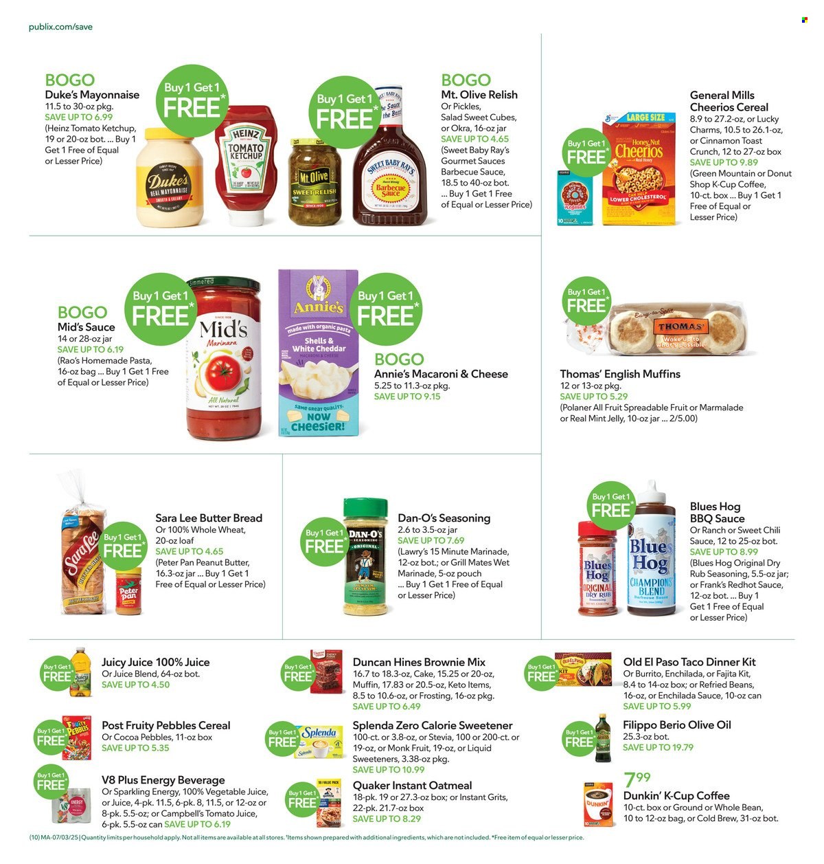 Publix ad - 07/03/2025 - 07/09/2025. Page 10