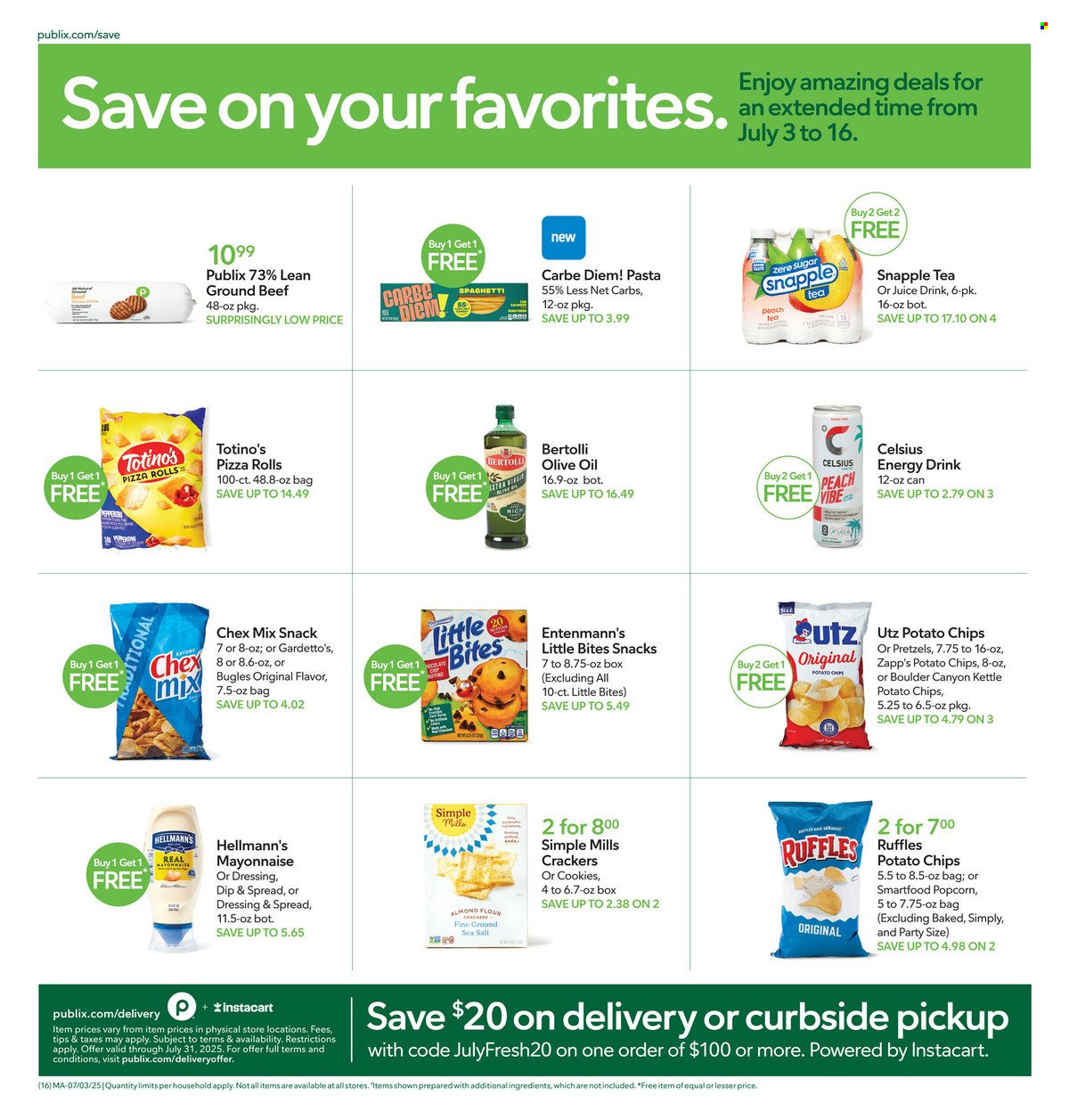 Publix ad - 07/03/2025 - 07/09/2025. Page 16