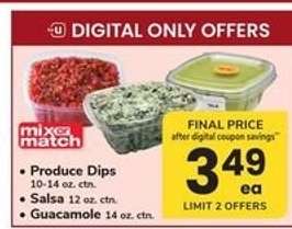 Produce Dips, Salsa, Guacamole