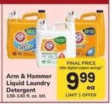 Arm & Hammer Liquid Laundry Detergent