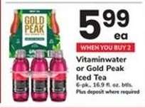Vitaminwater or Gold Peak Iced Tea