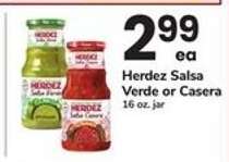 Herdez Salsa Verde or Casera
