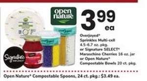 Open Nature or Signature SELECT Products