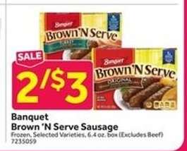Banquet Brown'N Serve Sausage