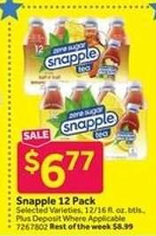 Snapple 12 Pack