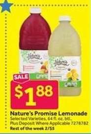 Nature's Promise Lemonade
