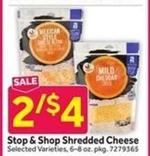 Stop & Shop Shredded Cheese