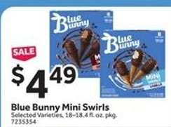 Blue Bunny Mini Swirls