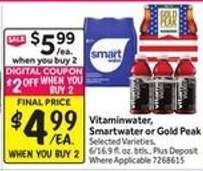 Vitaminwater, Smartwater or Gold Peak